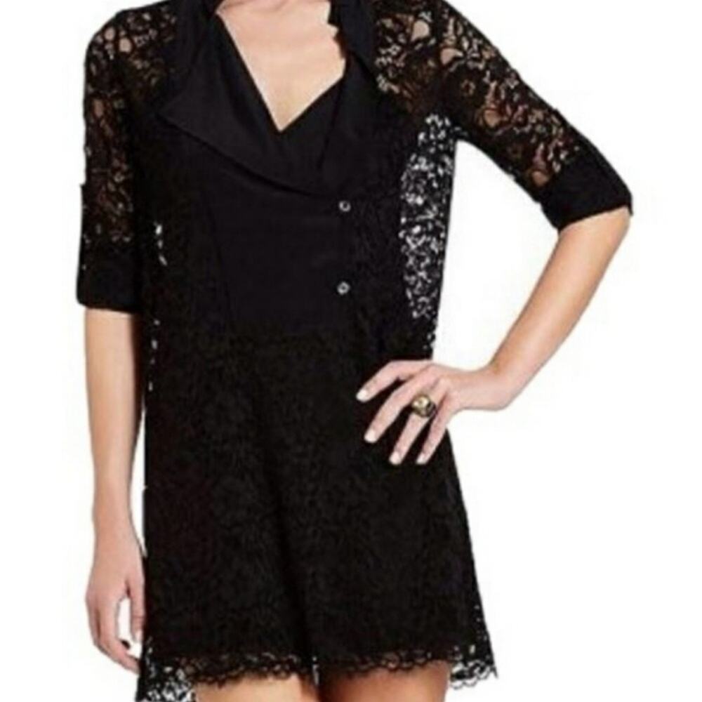 BCBGMAXAZRIA Black Lace Lunah Dress Women’s Size XS